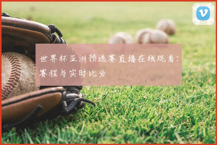 世界杯亚洲预选赛直播在线观看：赛程与实时比分